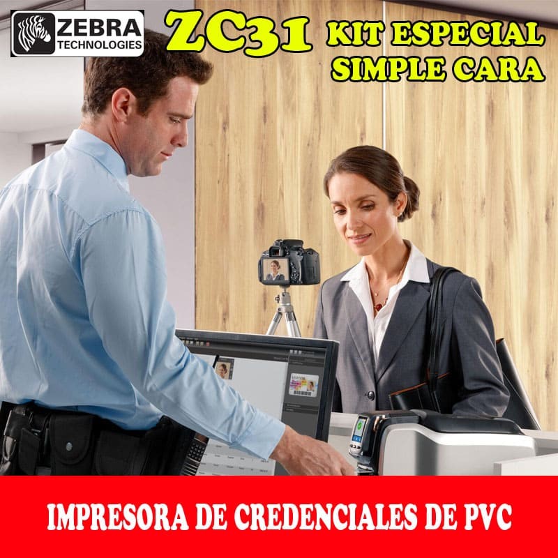 ZEBRA ZC31 - Simple  Cara - KIT ESPECIAL