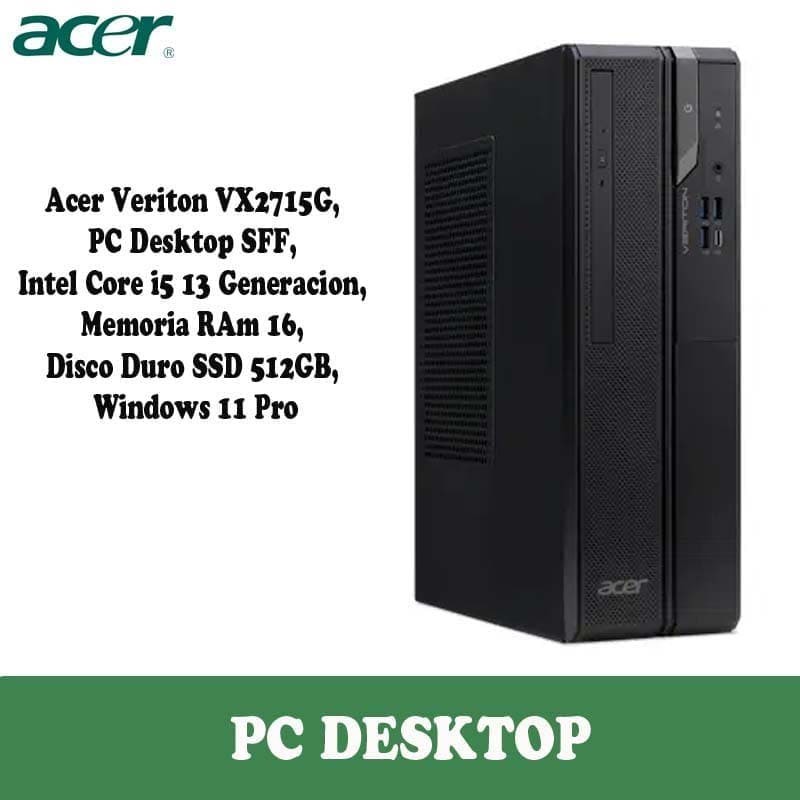 Acer VX2715G I5 16GB 512 SD