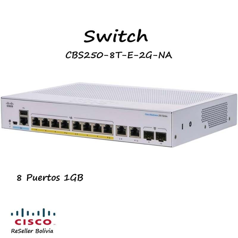 Cisco CBS250-8T-E-2G-NA