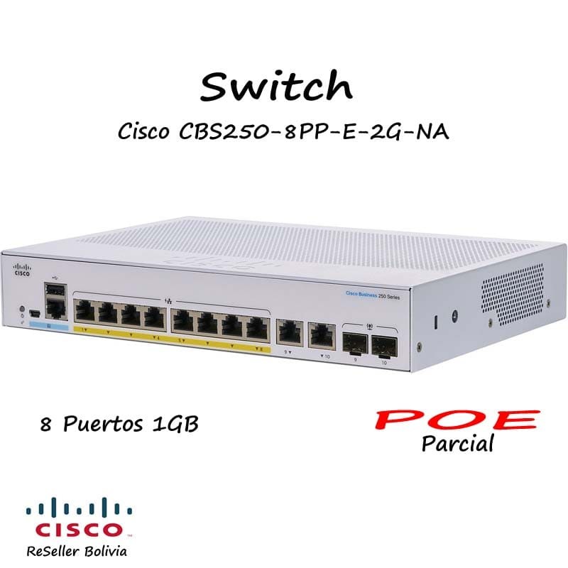 Cisco CBS250-8PP-E-2G-NA