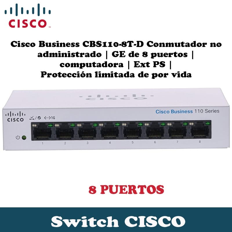 Cisco CBS110-8T-D-NA